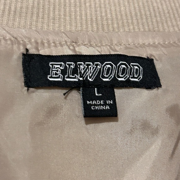 Elwood Beige Men’s Bomber Jacket - Picture 3 of 3